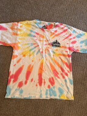 Teton Tie-Dye Short Sleeve Kids Tee - Multicolor
